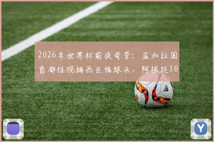 2026年世界杯前夜奇景:孟加拉国首都惊现梅西巨幅球衣,阿根廷10号点燃海外狂热